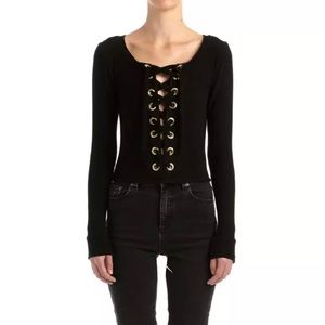 Sexy Lace Long Sleeve Bodysuit